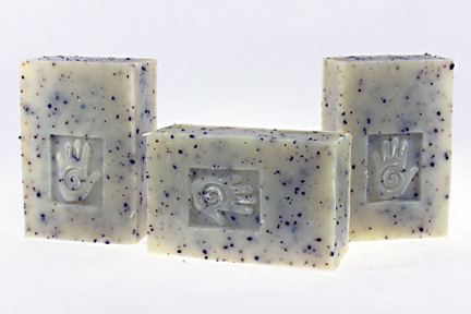 Bars of Rosemary and Kelp Soap, Handmade with Organic ingredients