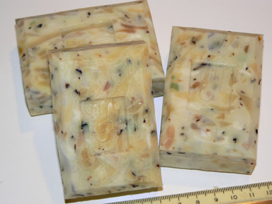Bars of Peppermint Everything Soaps, Handmade with Organic ingredients