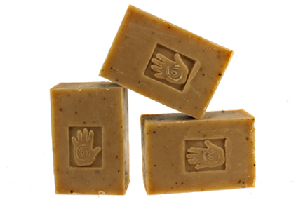 Bars of coffee Soap, Handmade with Organic ingredients