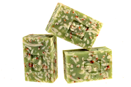 Bars of pepermint Soap, Handmade with Organic ingredients